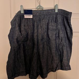 OLD NAVY- Size 3X chambray Short